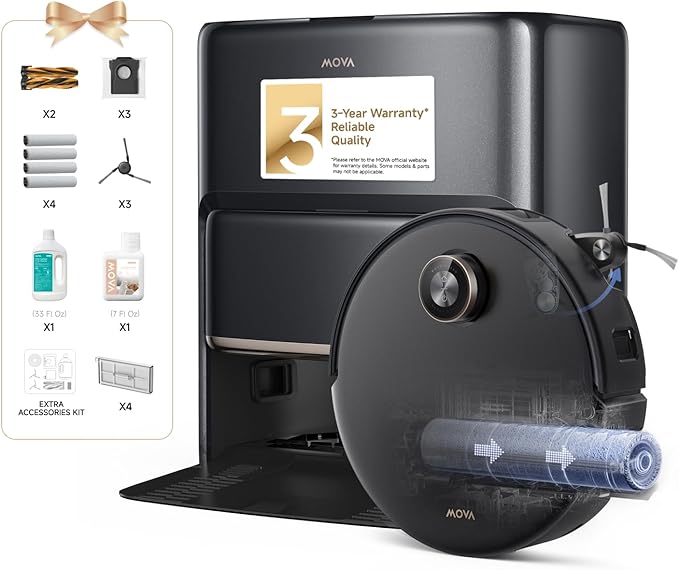 MOVA Z60 Ultra Roller Complete Robot Vacuum and Mop
